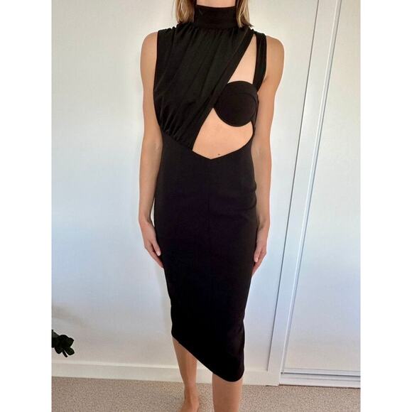 Misha Collection Bodycon Dress - S Black - Picture 4 of 4